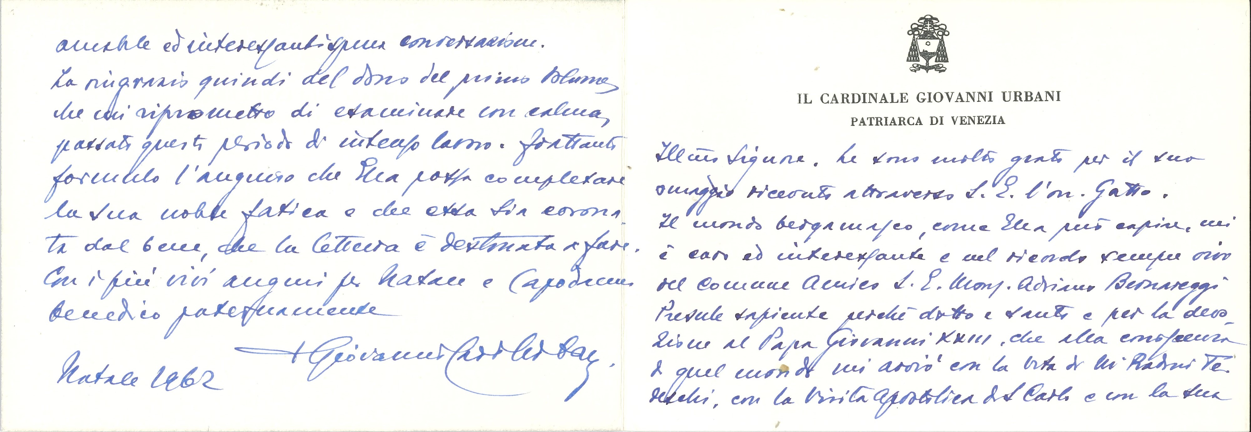 Grande Raccolta di Oltre Quaranta tra Lettere, Autografi e Manoscritti di Cardinali, Arcivescovi ...