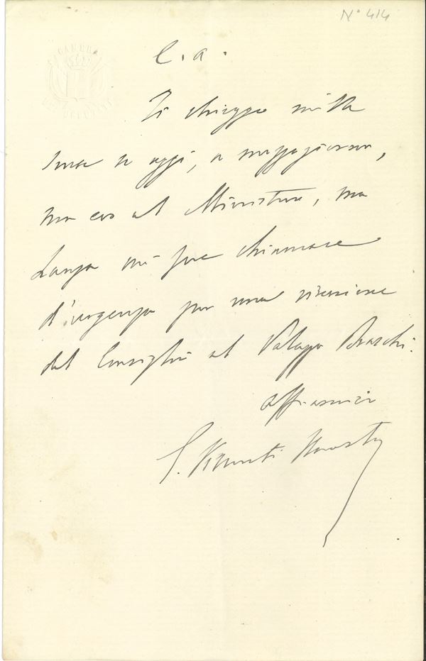 Grande raccolta di oltre settanta autografi di personaggi del mondo culturale, economico, imprenditoriale, politico e artistico