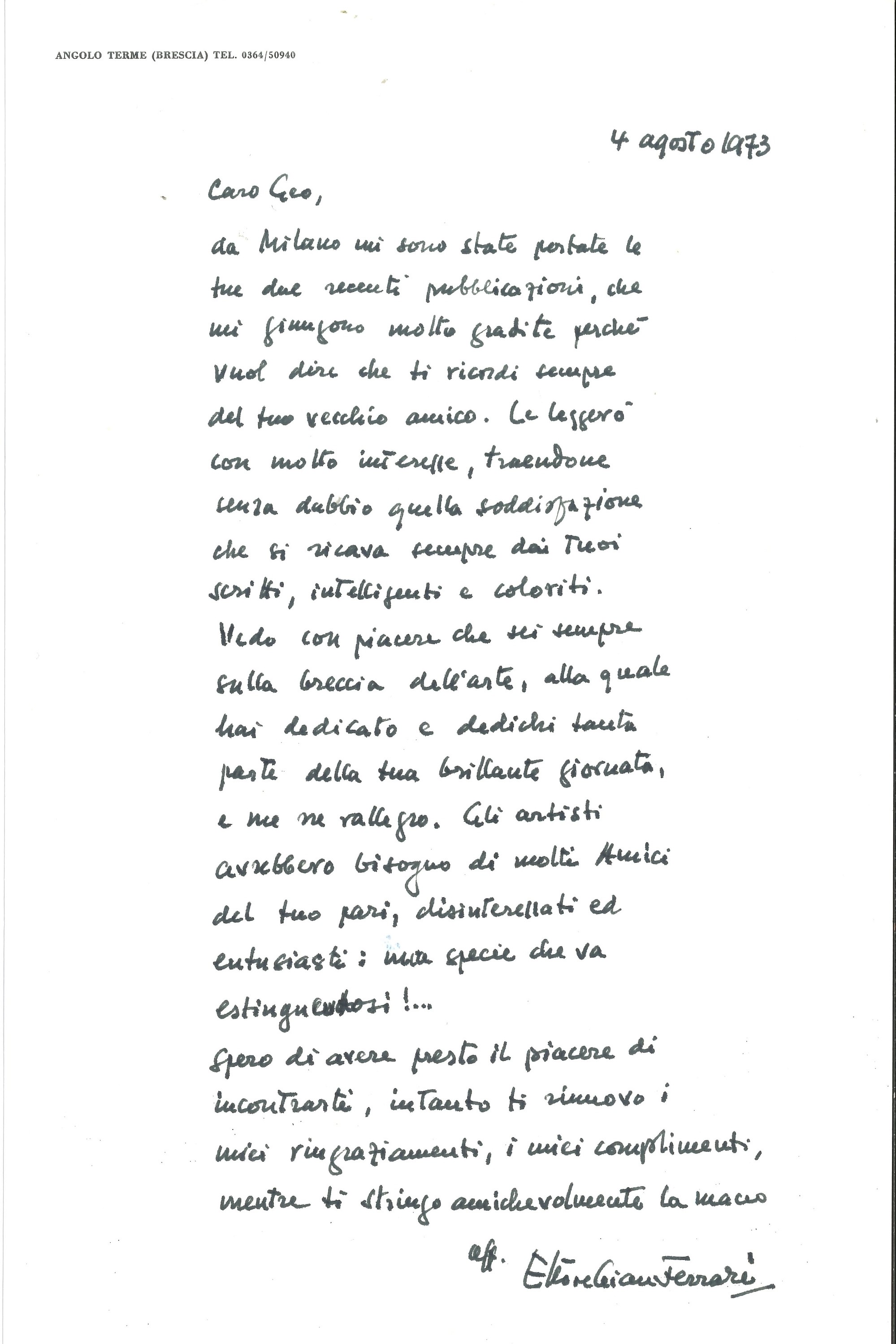 Grande Raccolta di Oltre Settanta Autografi di Personaggi del Mondo Culturale, Economico, Imprend...