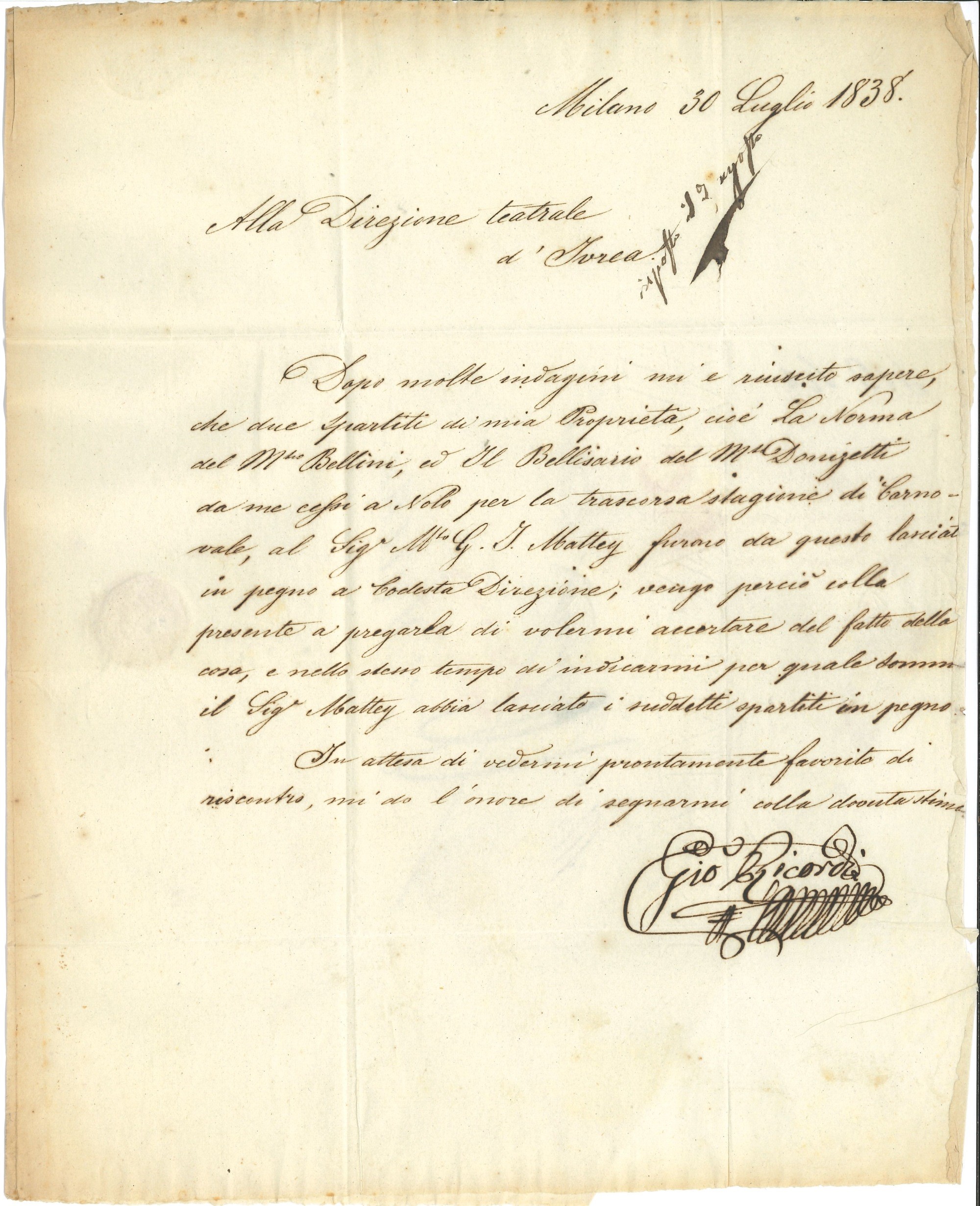 Raccolta di Oltre Venti Autografi, Lettere e Biglietti di Artisti, Architetti e Personalità del M...