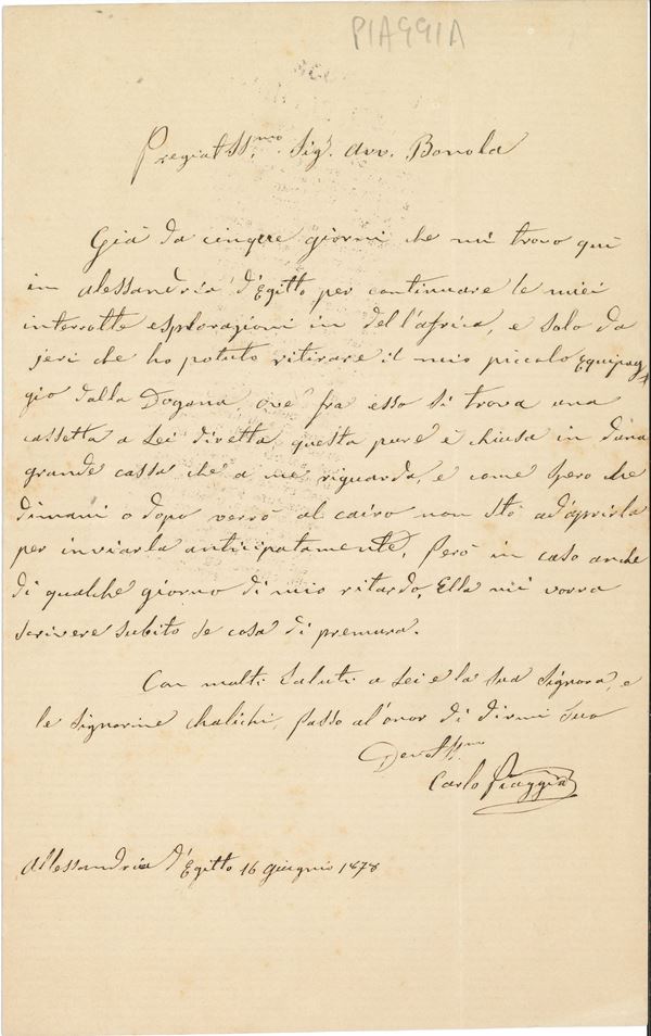 Grande raccolta oltre venticinque autografi, lettere e biglietti di matematici, ingegneri, esploratori, medici e uomini di scienza