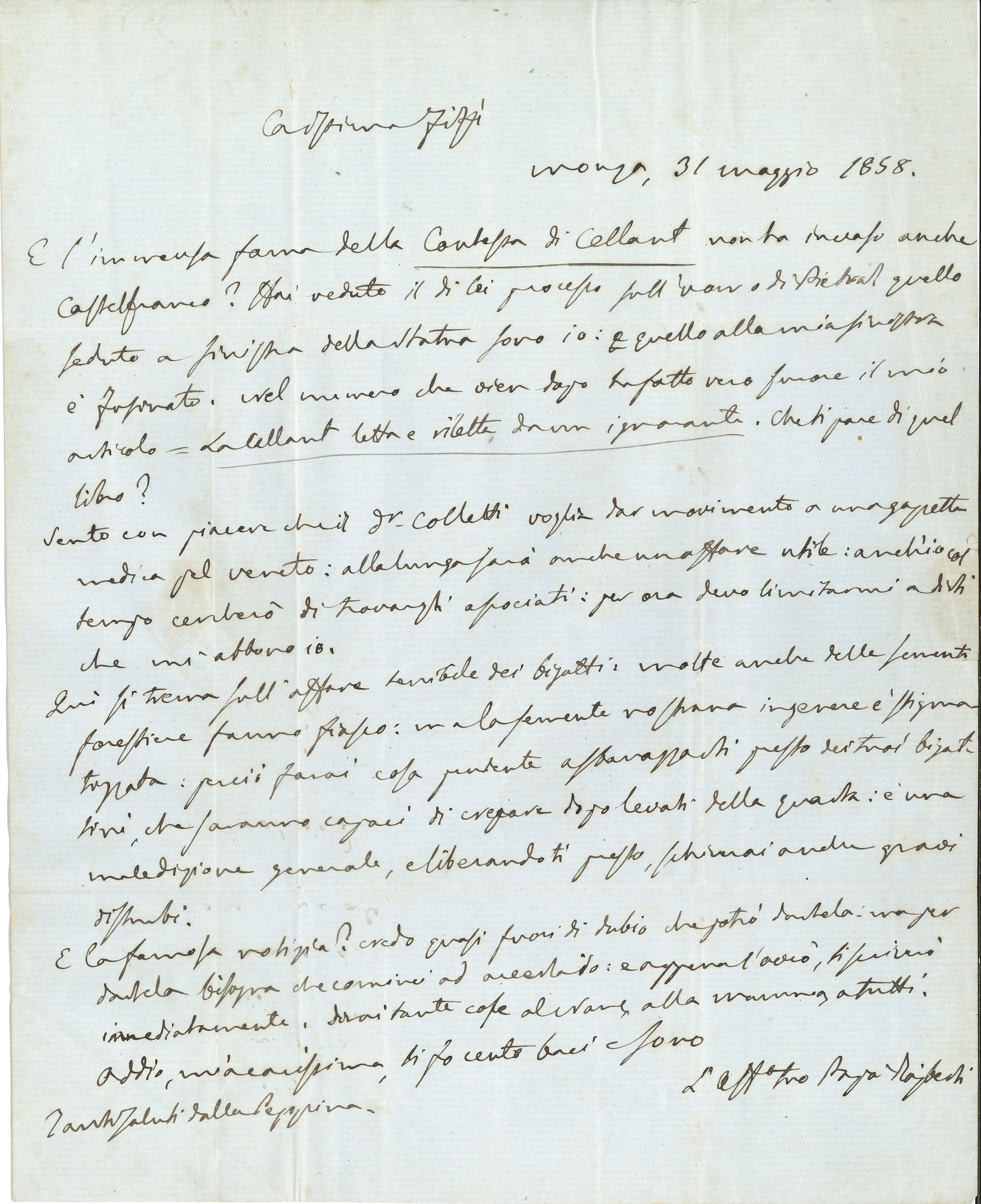 Grande Raccolta di Oltre Sessantacinque Lettere, Manoscritti, Autografi e Biglietti di Storici e ...