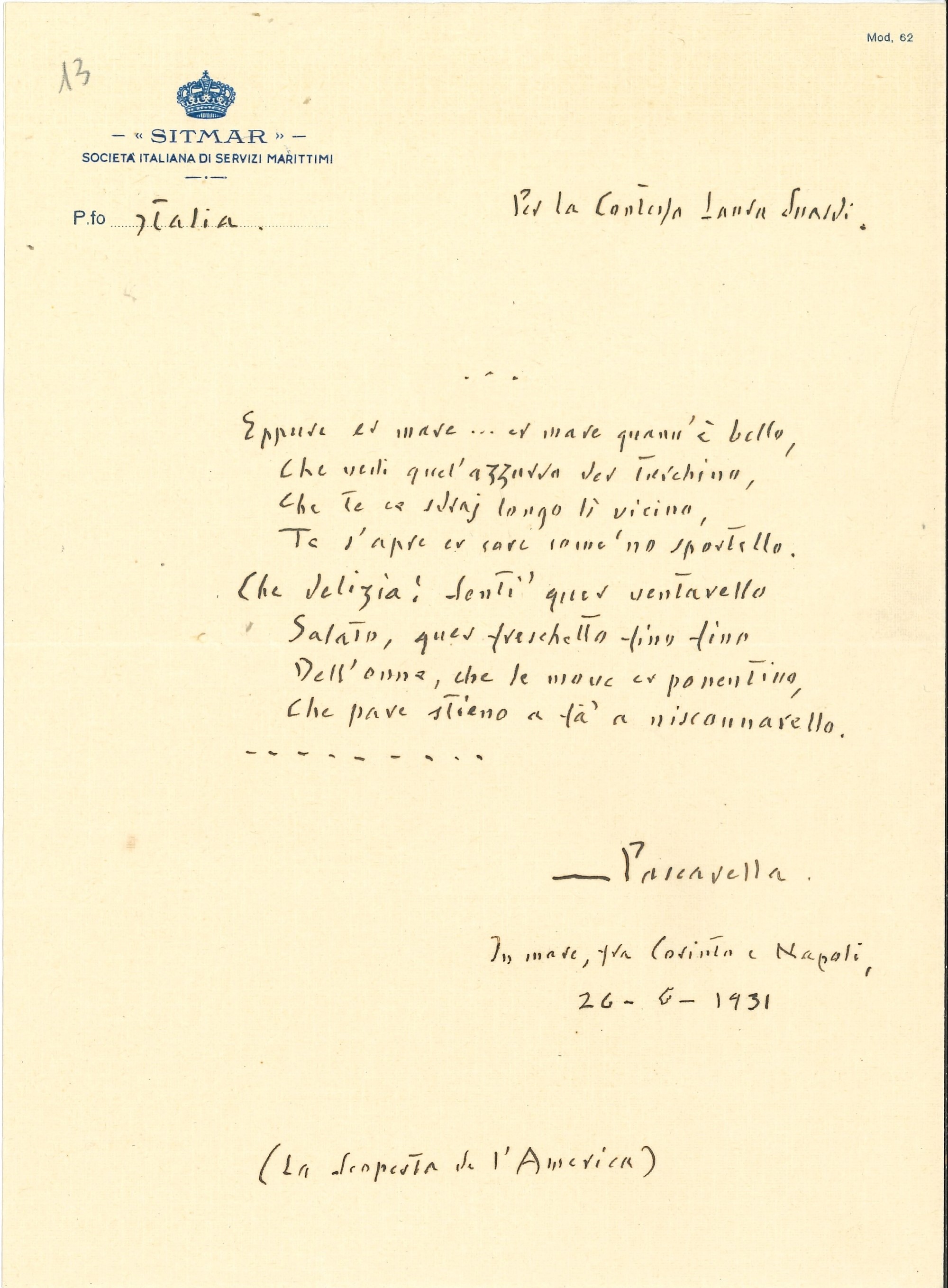 Grande Raccolta di Oltre Sessantacinque Lettere, Manoscritti, Autografi e Biglietti di Storici e ...
