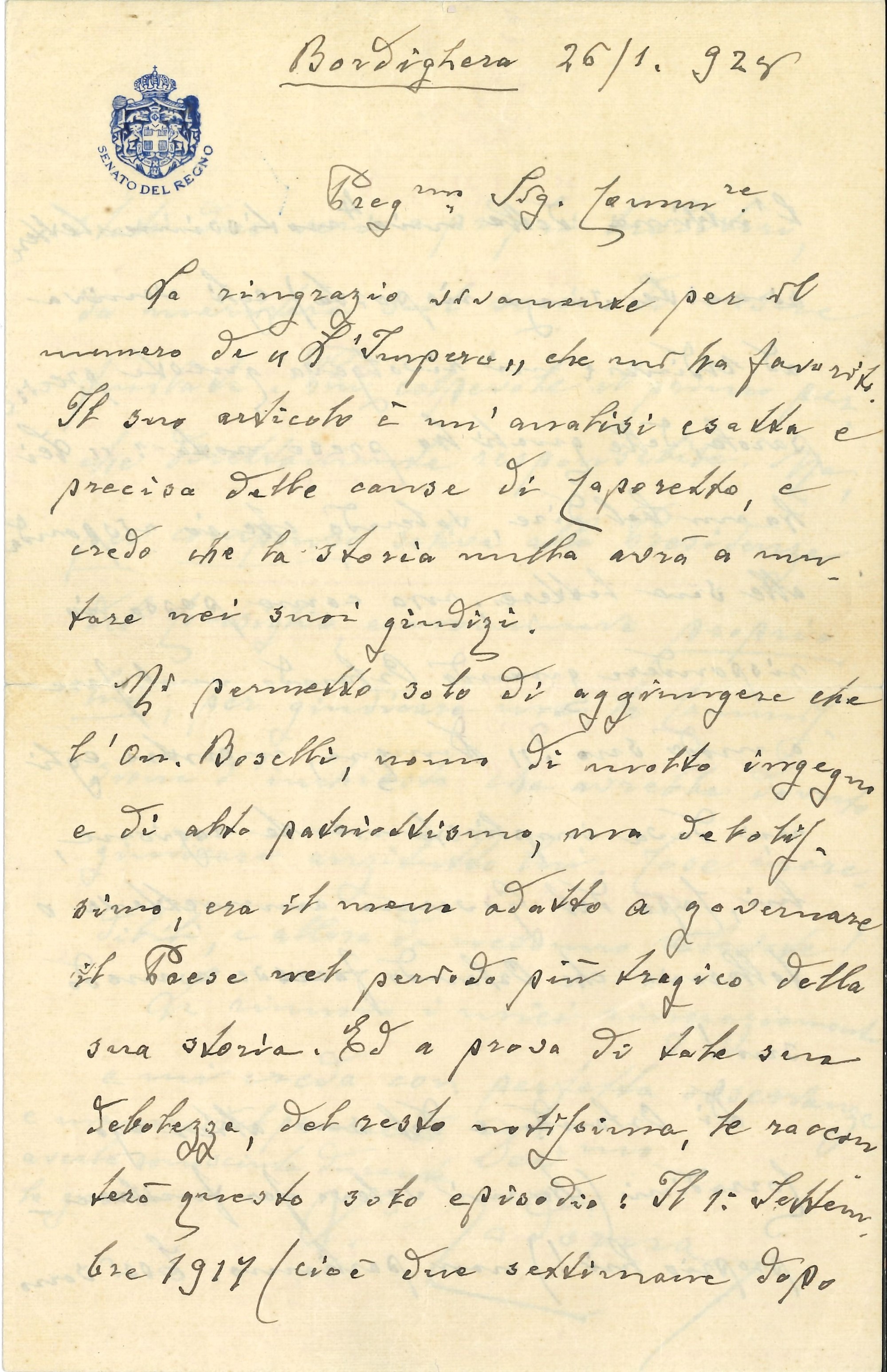 Grande Raccolta di Oltre Quaranta Autografi, Lettere e Biglietti di Politici, Diplomatici e Uomin...
