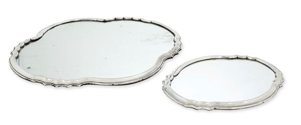 Due presentoire. Argenteria italiana del XX secolo, argentiere Castaudi & Gautero, Vercelli