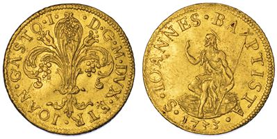 Firenze. Gian Gastone De' Medici, 1723-1737. Fiorino 1733.