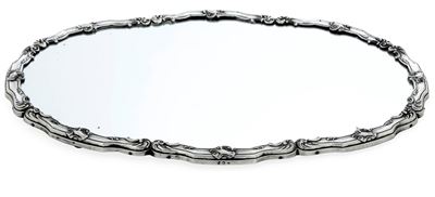 Presentoire a Specchio. Argenteria Italiana del XX Secolo, Bollo con Fascio Littorio in Uso dal 1...