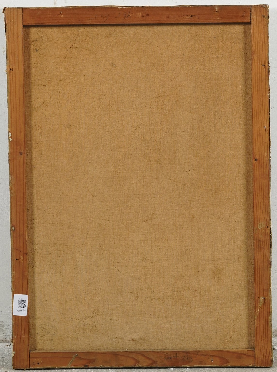 Anonimo del XIX-XX Secolo, Copia da Nicolae Grigorescu Contadina con un Fuso