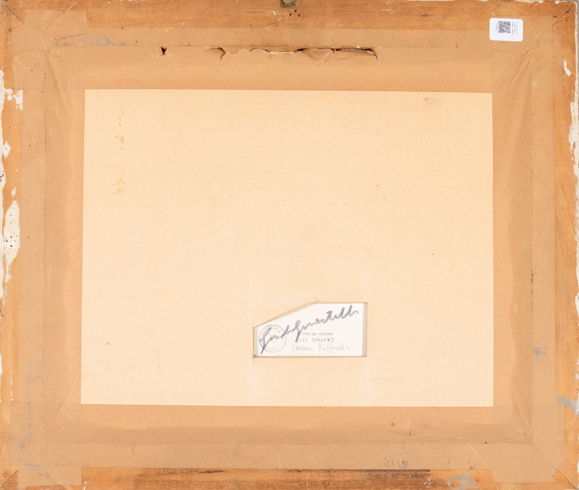 Renato Guttuso - Mani - tecnica mista e china su carta
