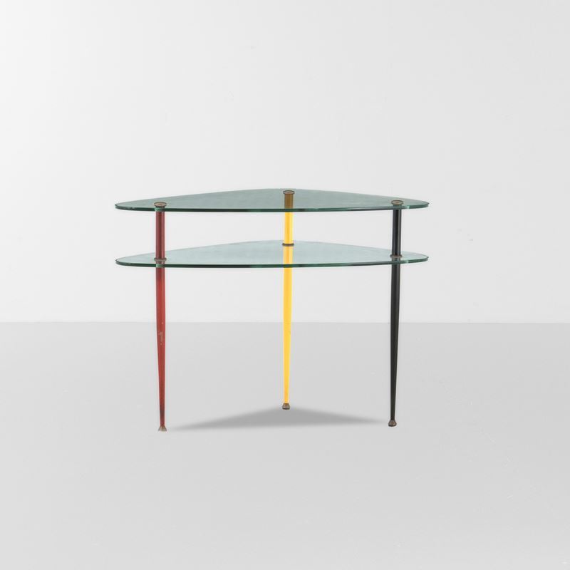 Edoardo Paoli : Tavolino mod. Arlecchino  - Asta Arredi del XX secolo - Cambi Casa d'Aste