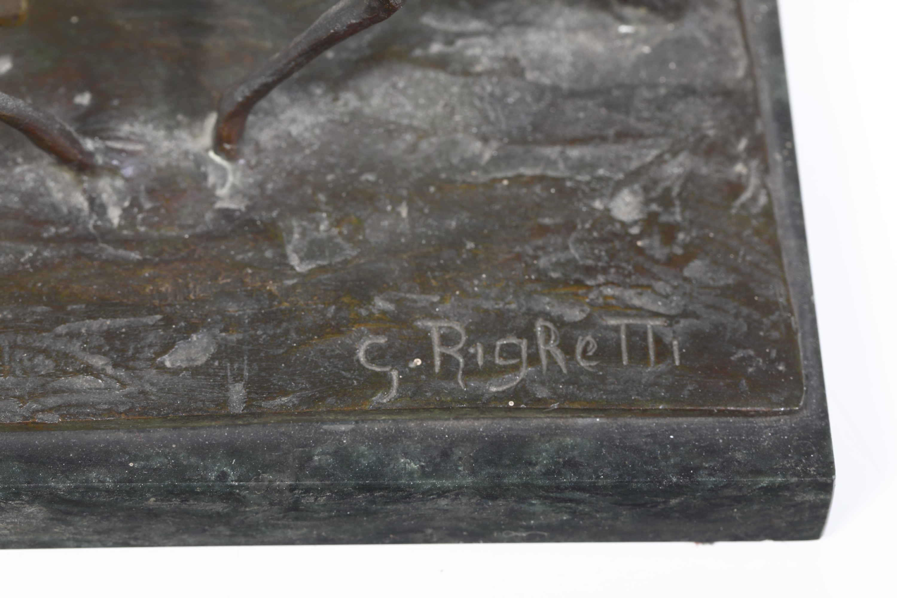 Guido Righetti - Cerbiatto in bronzo patinato