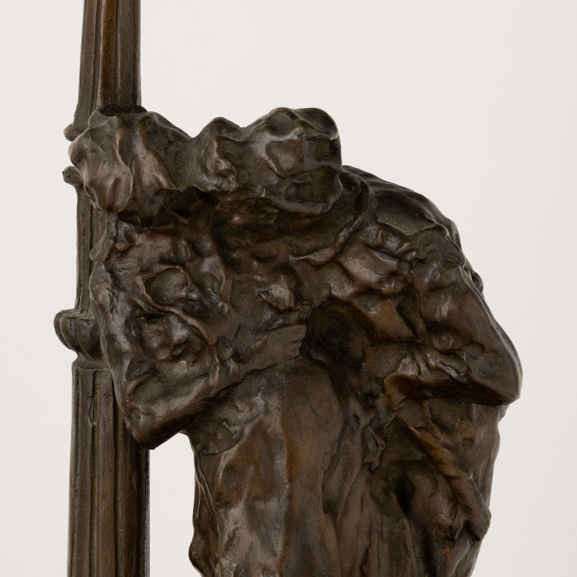 Medardo Rosso - Gli innamorati sotto il lampione, scultura in bronzo
