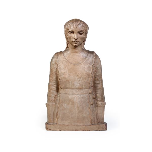 Plasticatore, Italia anni’30 Fanciulla con grembiule