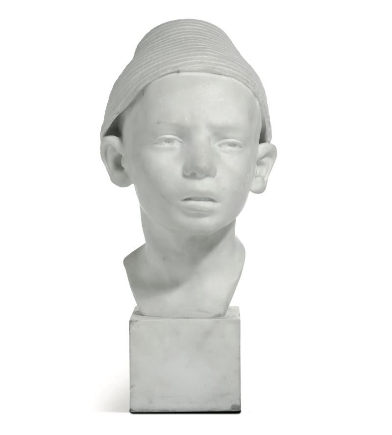 Scultore anonimo, Italia anni ‘30 Testa di ragazzo  - Auction 19th-20th Century Sculpture - Cambi Casa d'Aste