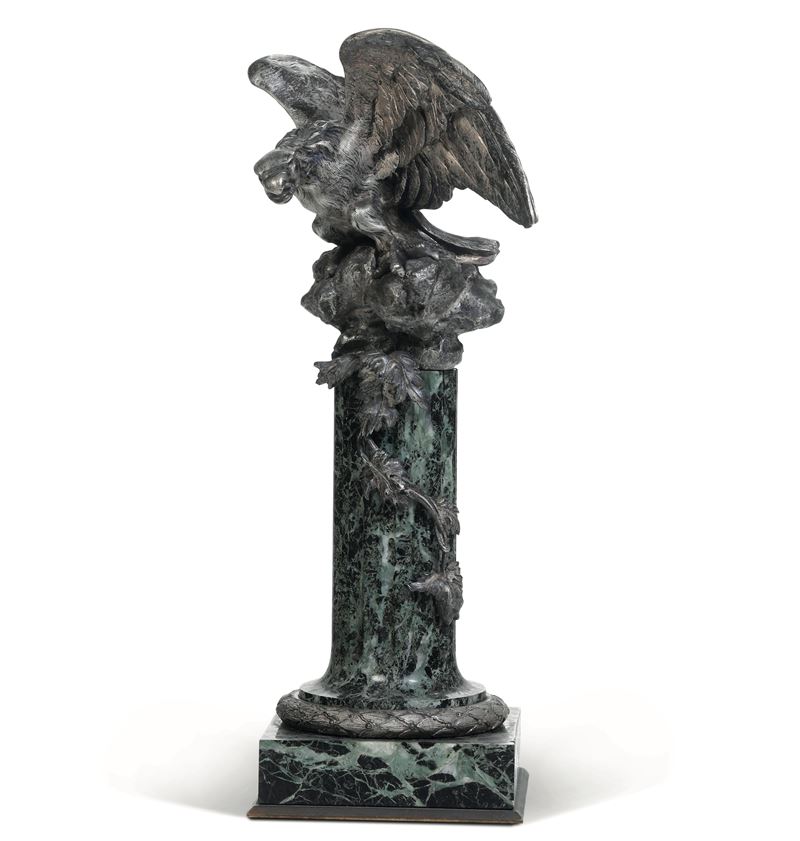Fonditore del XIX-XX secolo Aquila  - Auction 19th-20th Century Sculpture - Cambi Casa d'Aste
