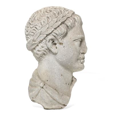 Arte Rinascimentale Italiana, XV-XVI Secolo Profilo di Imperatore