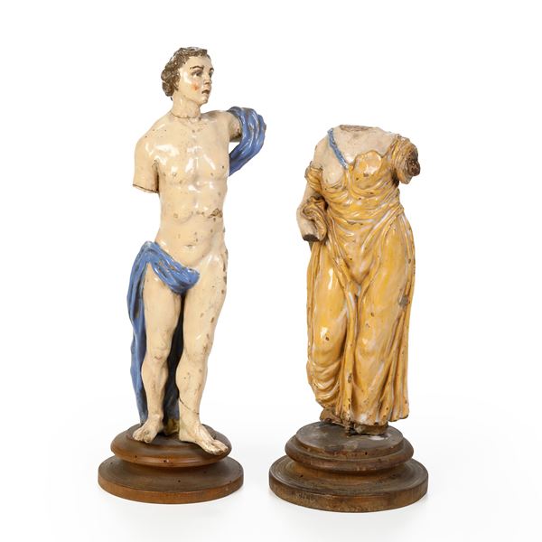 Figura maschile e femminile. XIX secolo