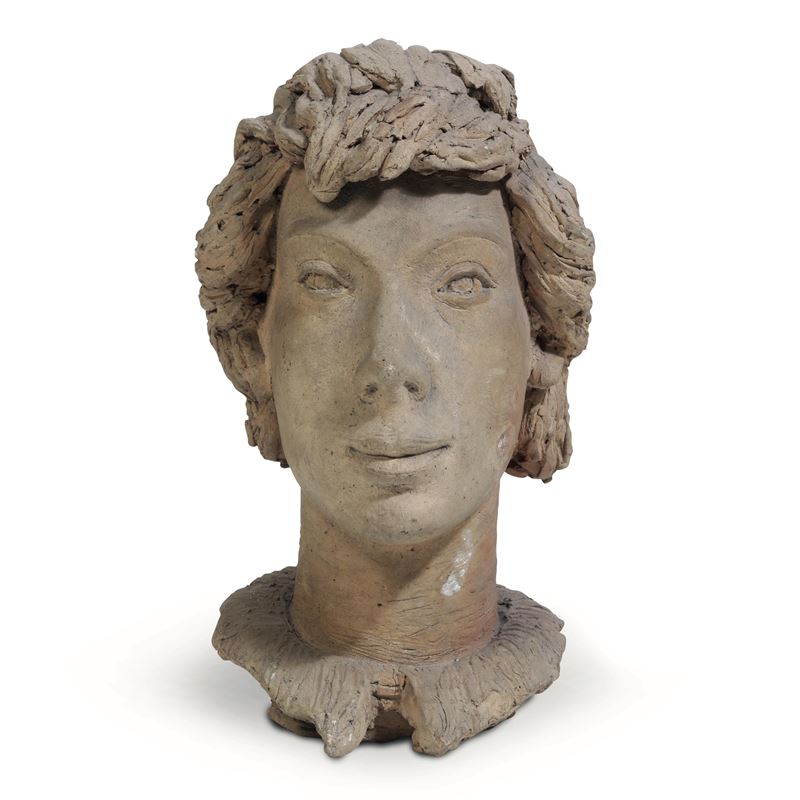 Plasticatore italiano del XX secolo Ragazza con berretto  - Auction 19th-20th Century Sculpture - Cambi Casa d'Aste