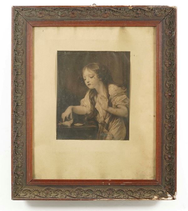 Stampa in cornice “ bambina “