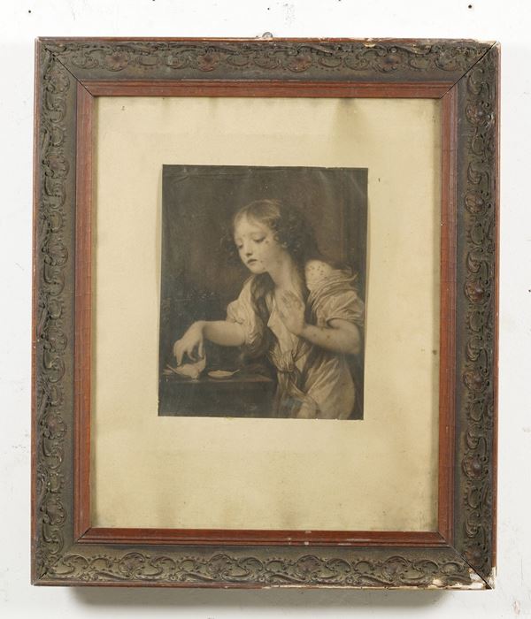 Stampa in cornice “ bambina “