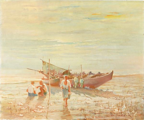 Gino Parrini (XX secolo) pescatori