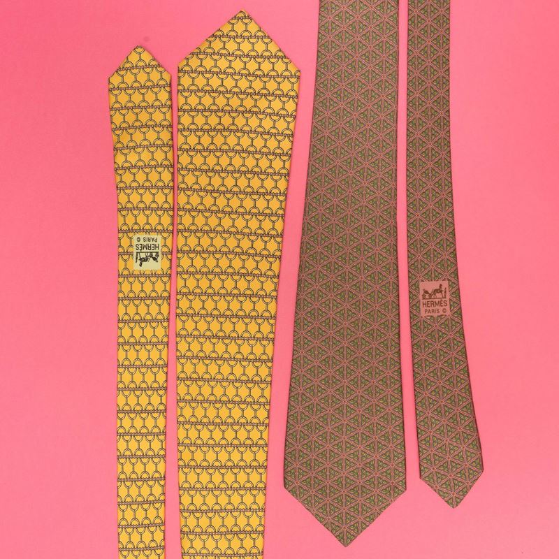 Hermes Lotto di 2 cravatte  - Auction Fashion and Accessories for Men - Cambi Casa d'Aste