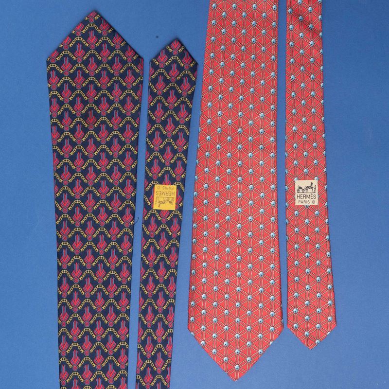 Hermes Lotto di 2 cravatte  - Auction Fashion and Accessories for Men - Cambi Casa d'Aste