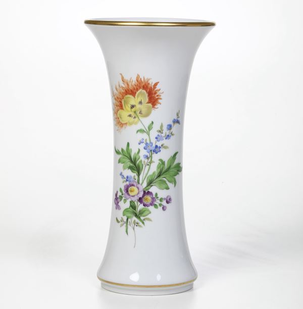 Vaso. Meissen, XX secolo.
