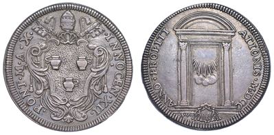 Stato Pontificio. Innocenzo XI, 1691-1700. Testone 1700/a. X. Anno Santo.