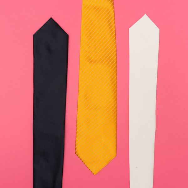 Lotto di 3 cravatte vintage