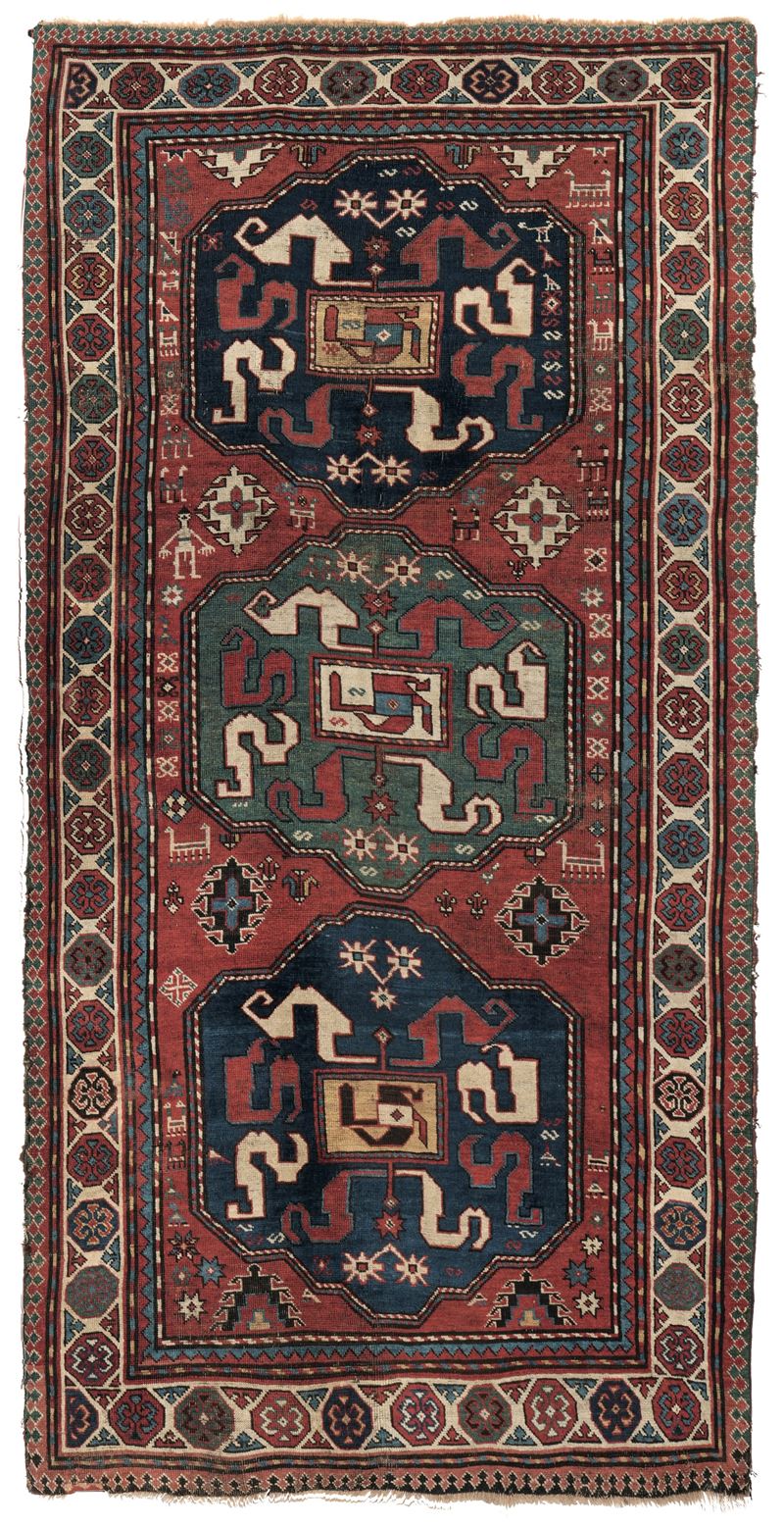 Tappeto Kazak Celaberd, Caucaso fine XIX inizio XX secolo  - Auction Fine Carpets and Rugs - Cambi Casa d'Aste