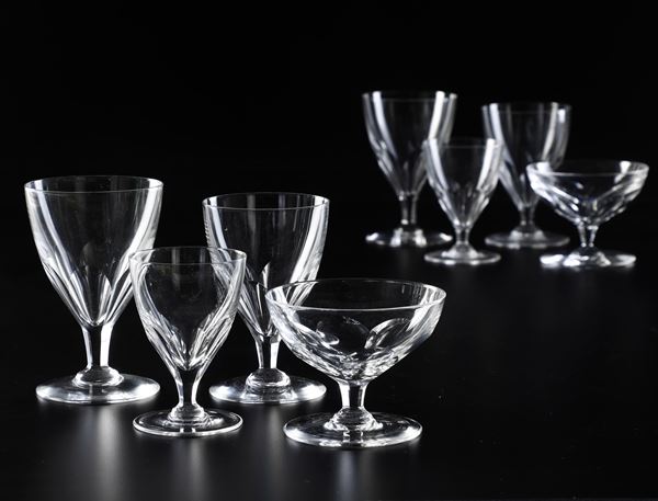 Servizio di calici, XX secolo. 