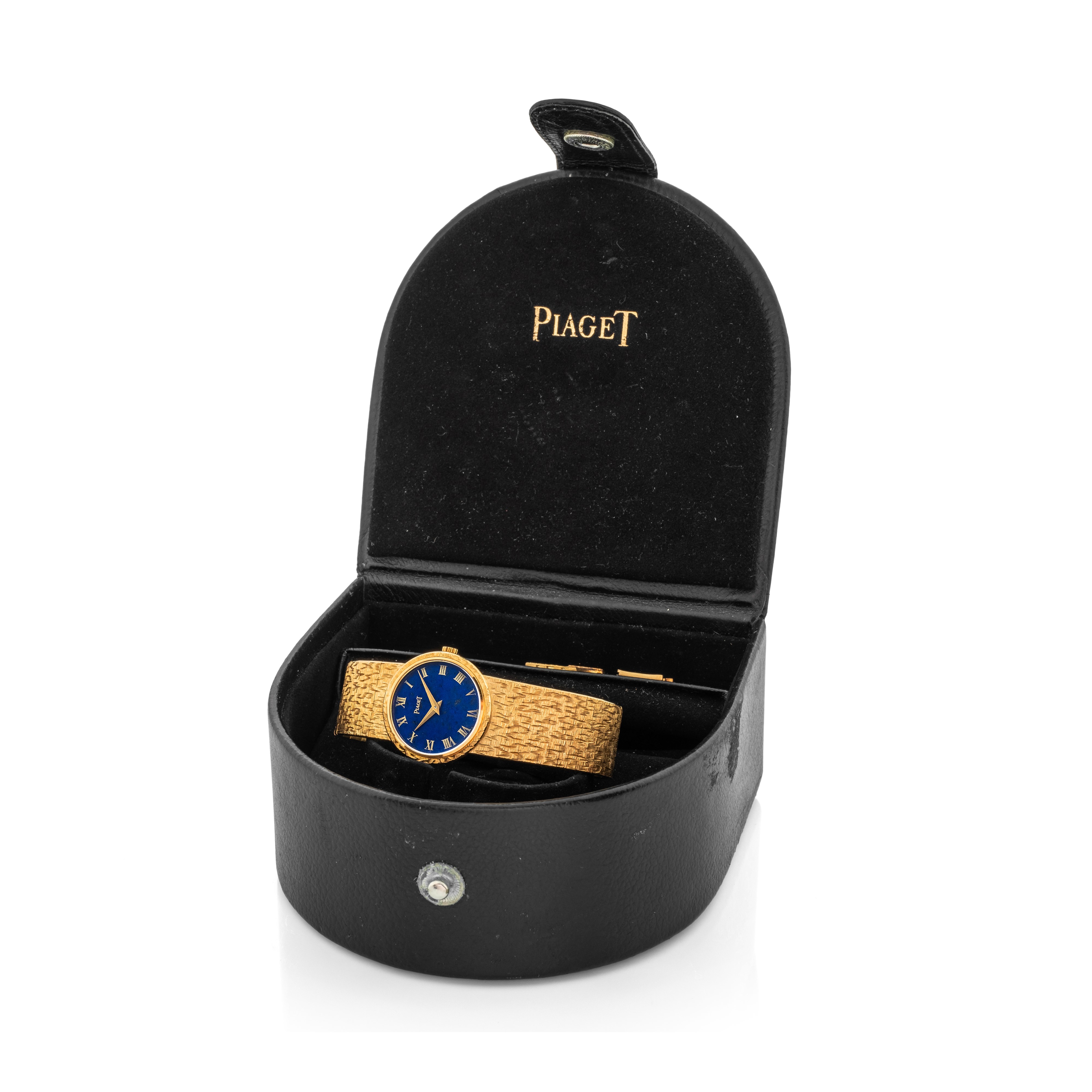Piaget - Classique Lady in Oro Giallo 18k, Quadrante Lapislazzuli Carica Manuale, con Scatola e M...