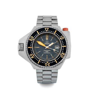 Seamaster Ploprof 600 Ref St 166.0077 in Acciaio, Ghiera in Bachelite Girevole e Pulsante per Sbl...