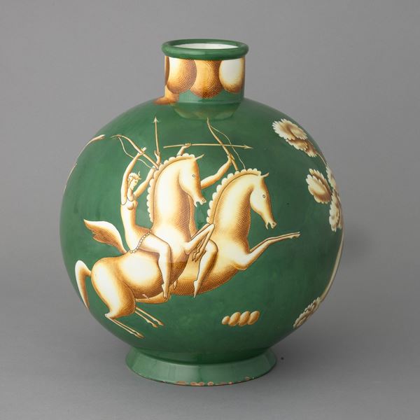 Richard Ginori, Pittoria di Doccia, Sesto Fiorentino 1928 ca L’Amazzone col corno