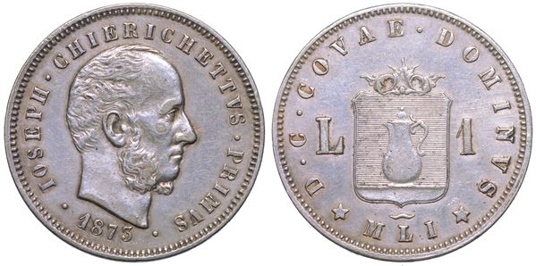 MILANO. Gettone da 1 Lira Cova.