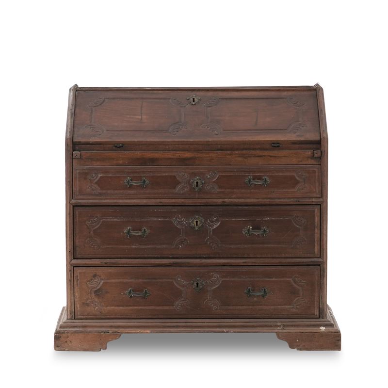 Ribalta in legno intagliato. XIX secolo  - Auction Antiquariato - Cambi Casa d'Aste