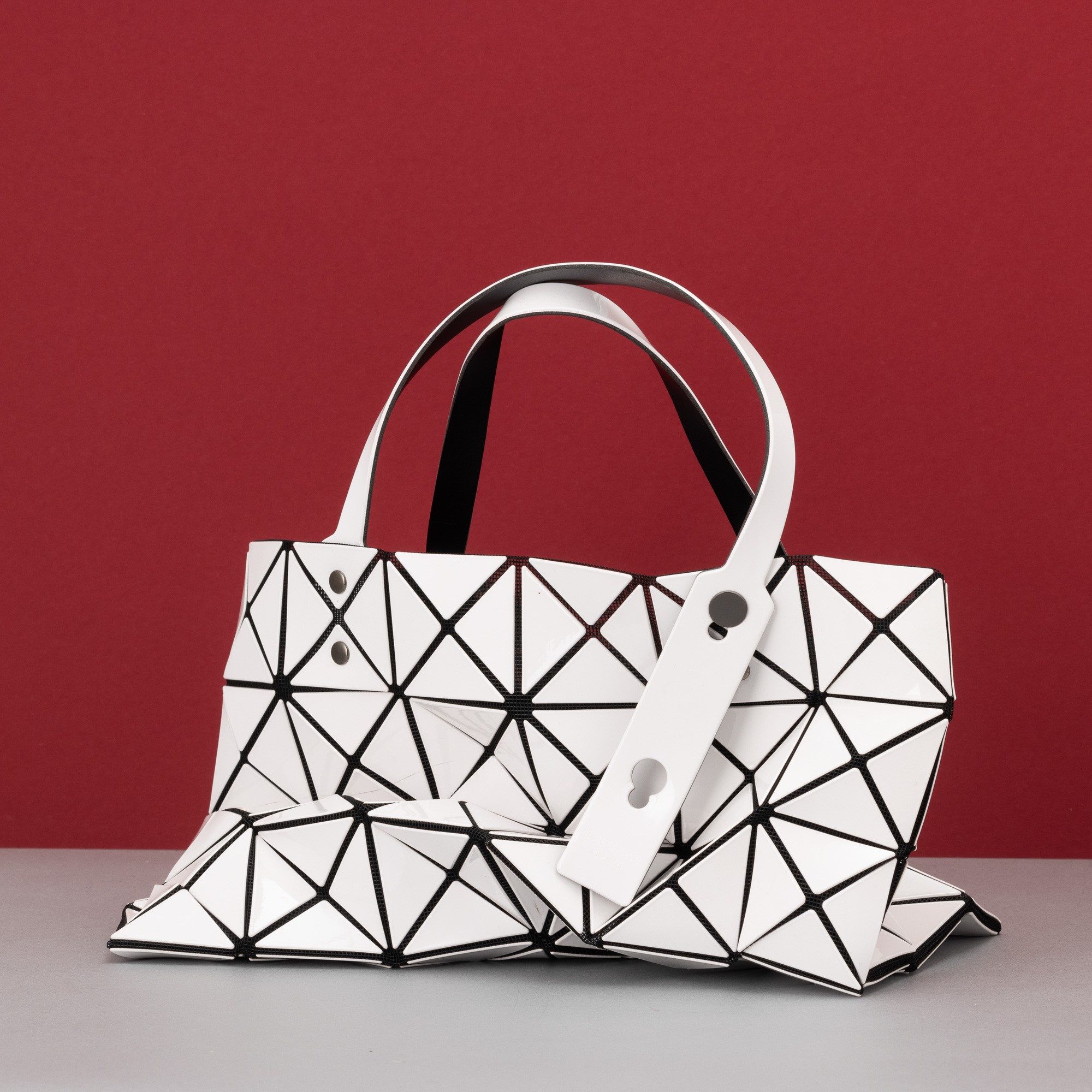 Baobab Issey Miyake White Shopping Bag