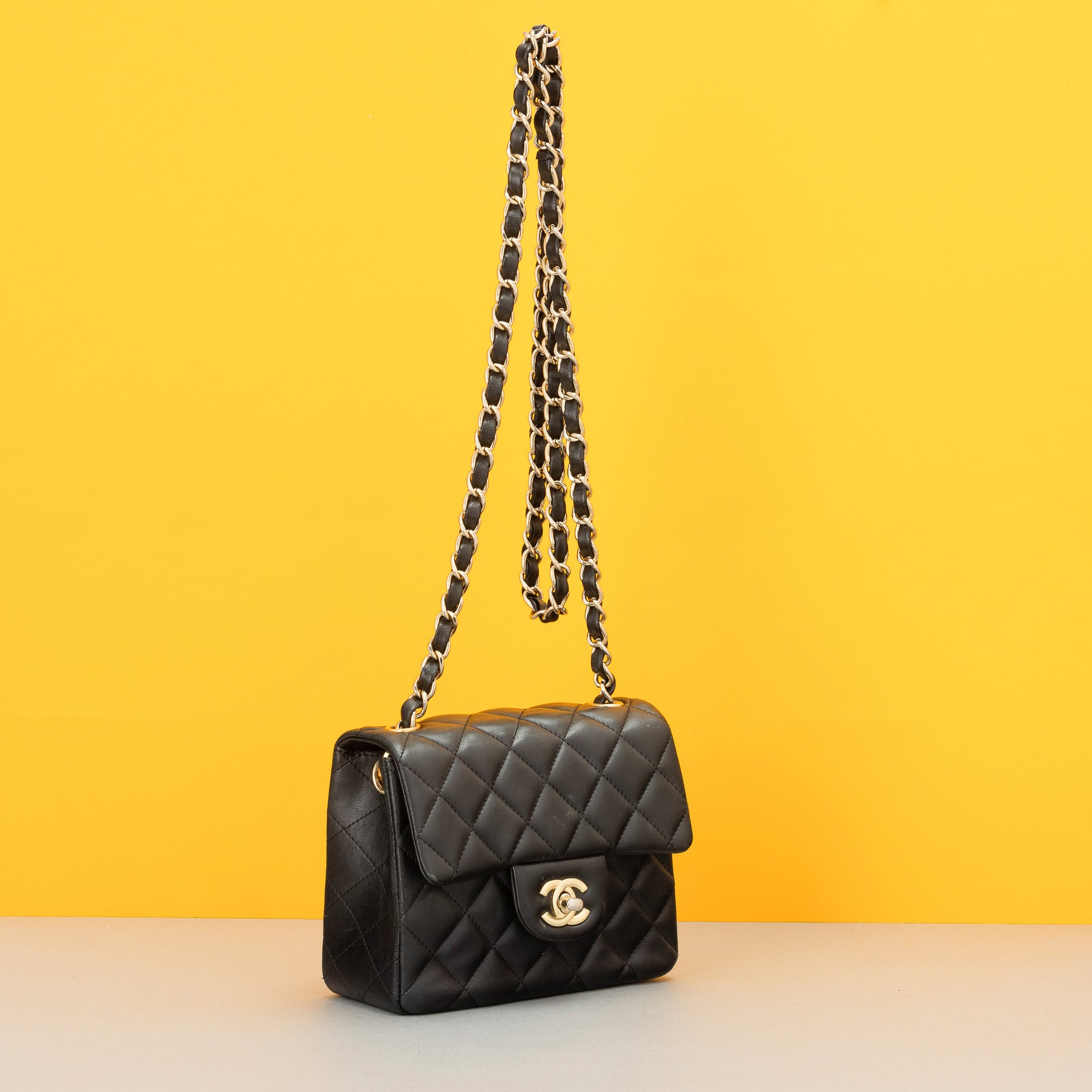 Chanel Borsa Mini Flap Bag Classic Square