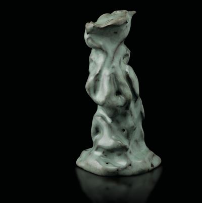 Figura di Montagnetta in Porcellana Jun Ware, Cina, XIX Secolo