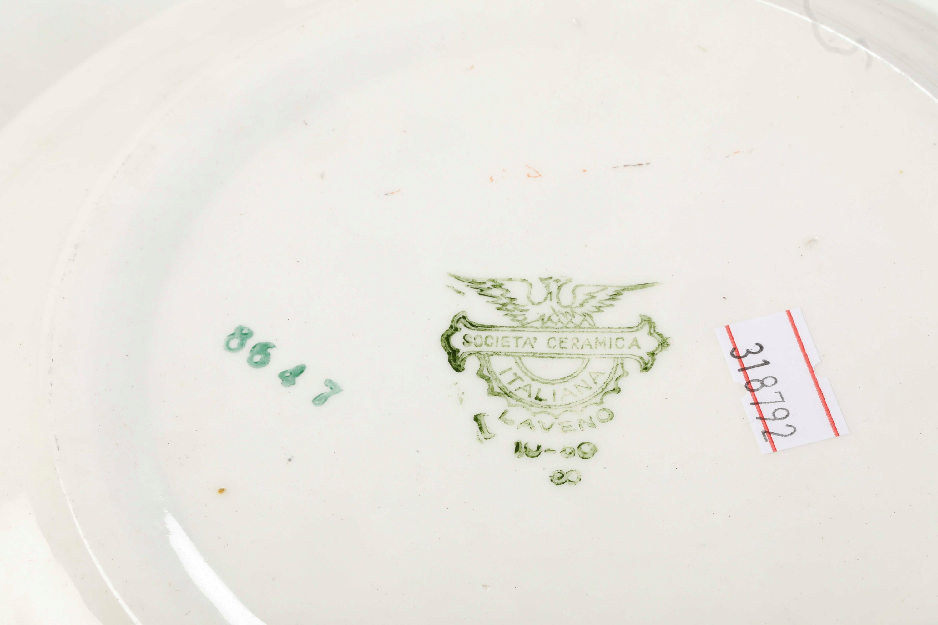 Servizio da tavola. Laveno, Società Ceramica Italiana, metà del XX secolo.