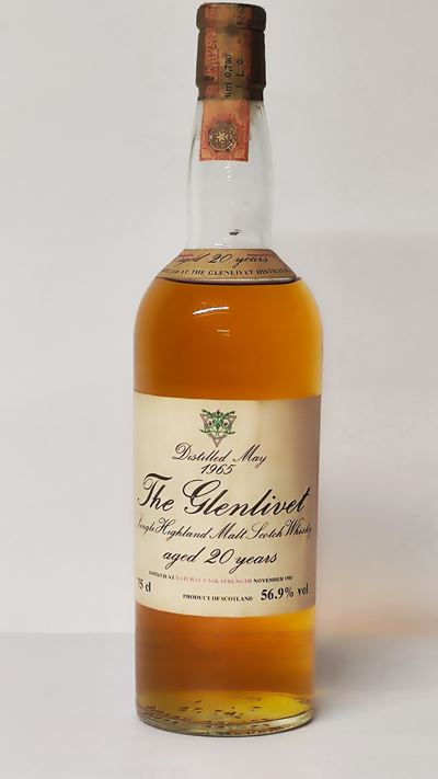 The Glenlivet 20 Years Old 1965, Highland Malt Scotch Whisky