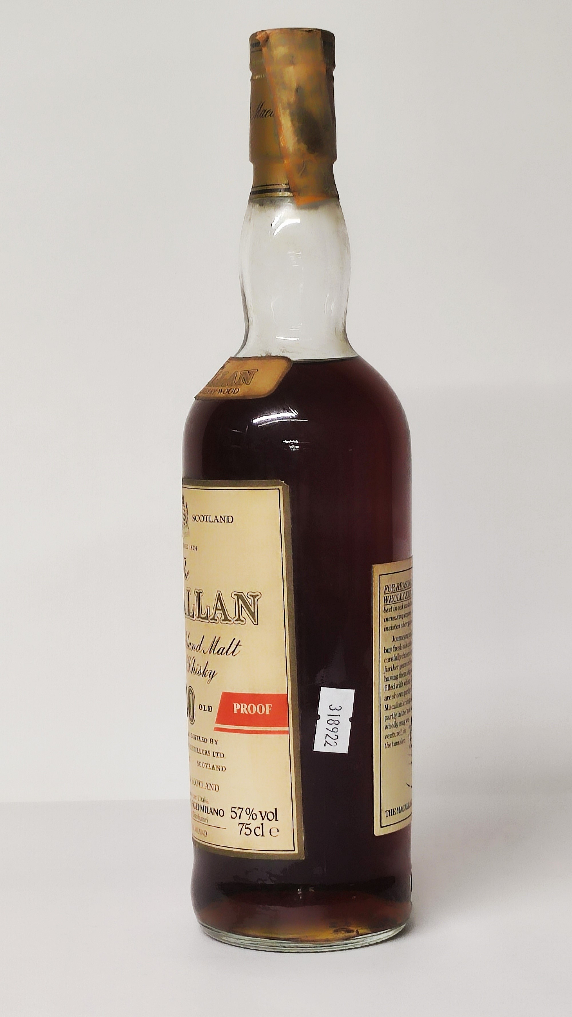 The Macallan Full Proof 10 Years Old, Single Highland Malt Scotch Whisky