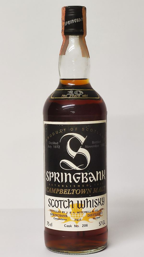 Springbank 10 Years Old 1972, Campbeltown Malt Scotch Whisky