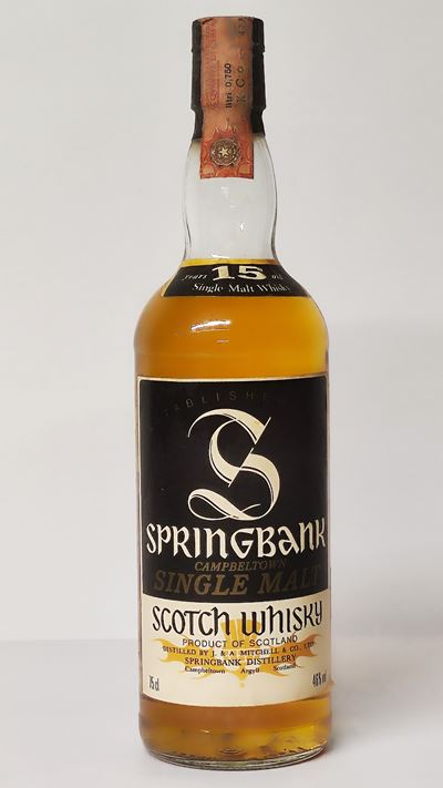 Springbank 15 Years Old, Campbeltown Single Malt Scotch Whisky