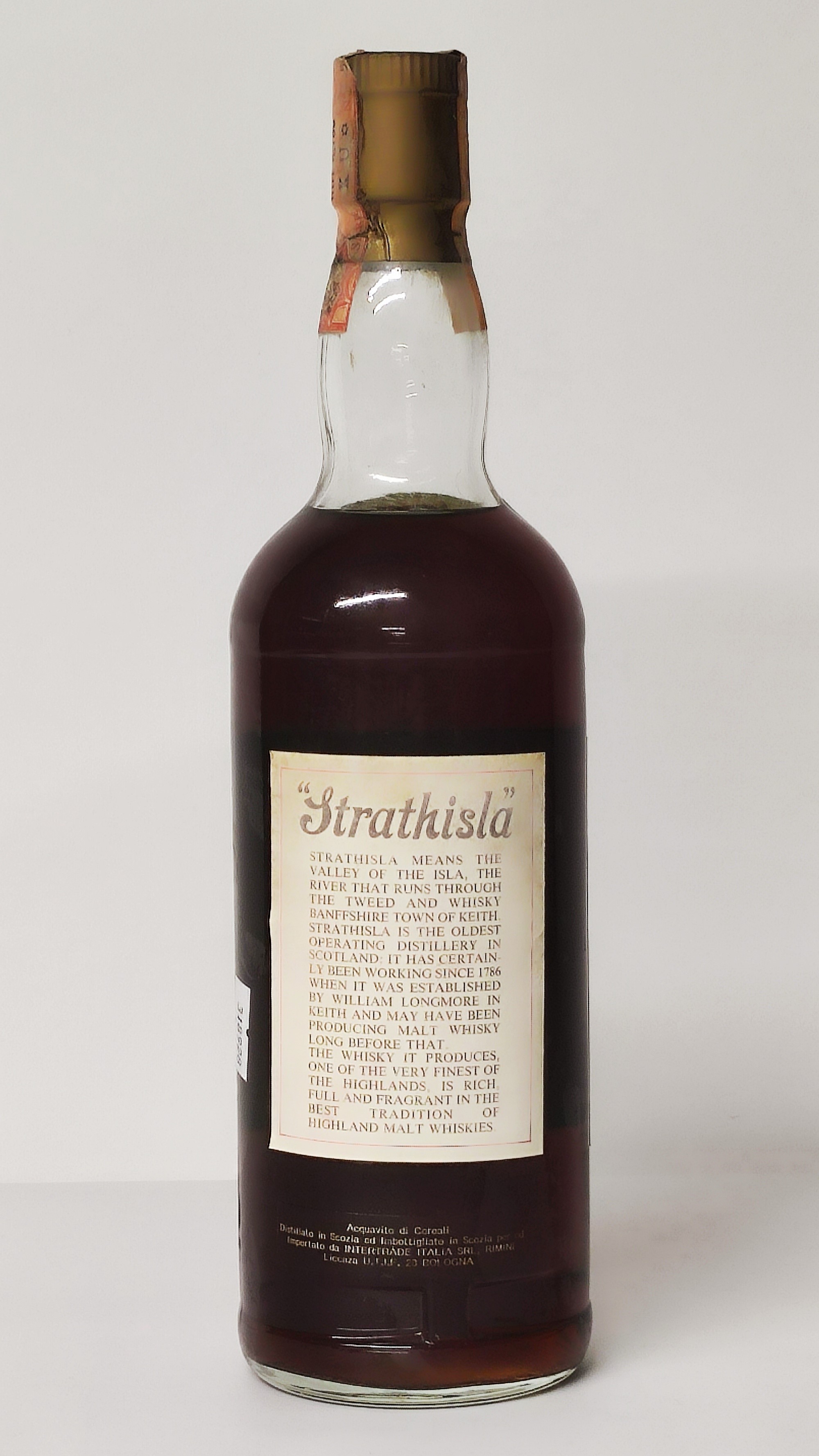 Strathisla 16 Years Old 1970, Finest Highland Malt Whisky