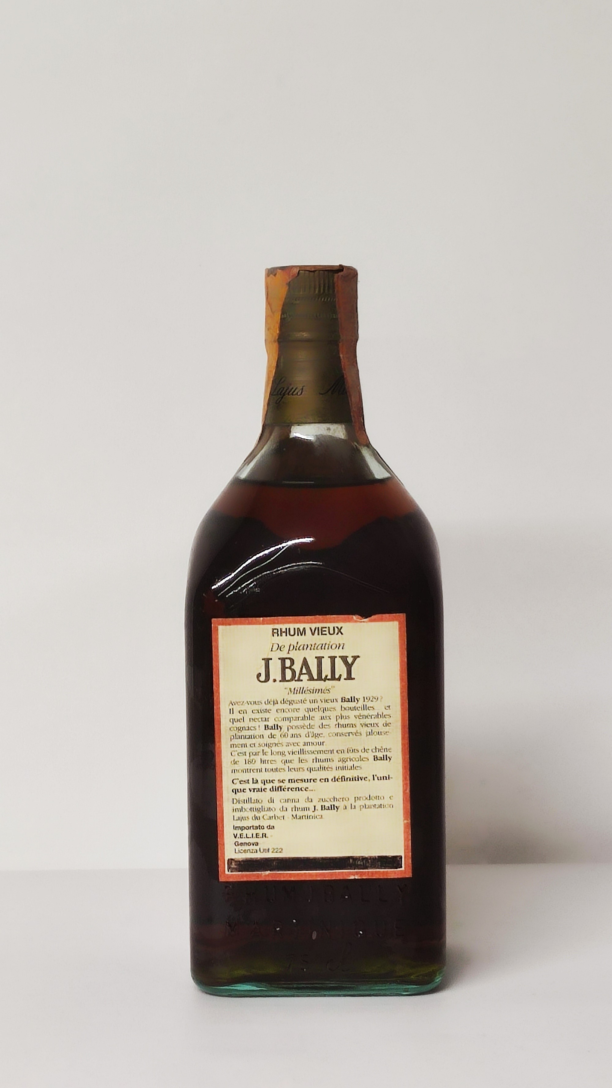 J. Bally 1960, Rhum Martinique