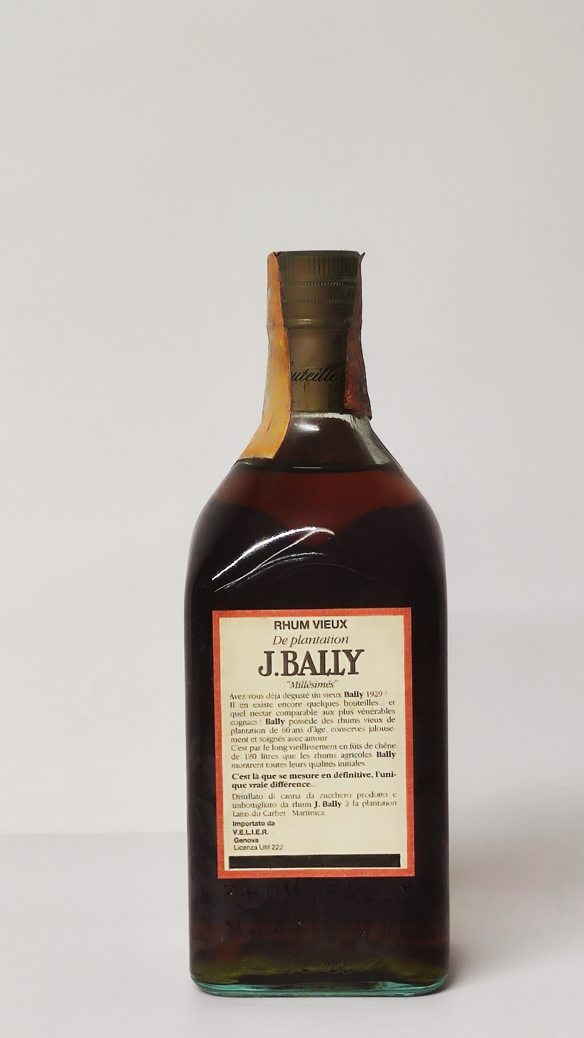J. Bally 1960, Rhum Martinique