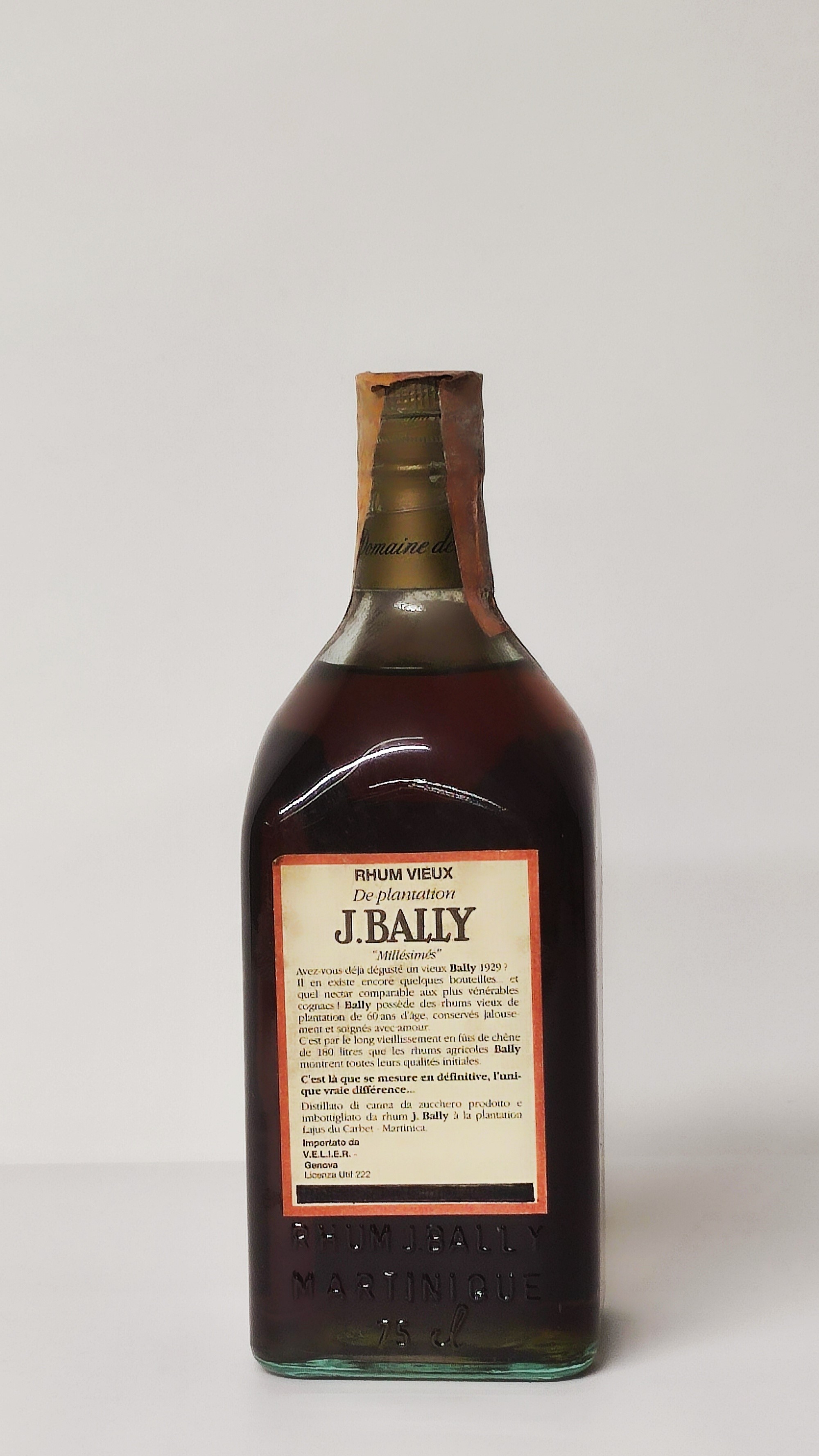 J. Bally 1975, Rhum Martinique