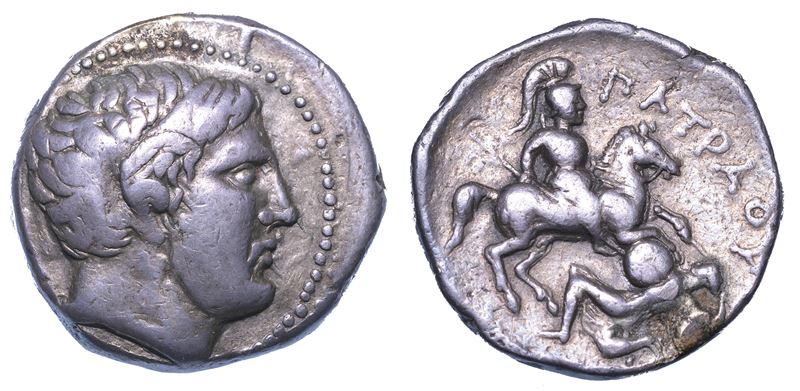 REGNO DI PEONIA. PATRAOS, 340-315 a.C. Tetradracma.  - Auction Numismatics - Cambi Casa d'Aste